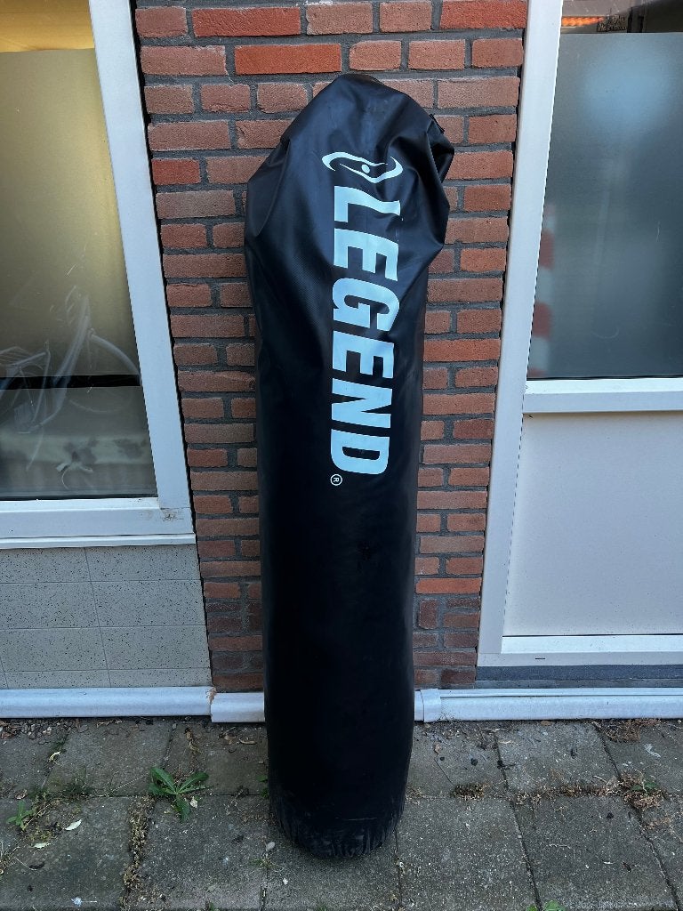 Legend bokszak 180 cm / 50 kg + Heavy Duty muurbeugel, Sport en Fitness, Ophalen, Gebruikt, Bokszak
