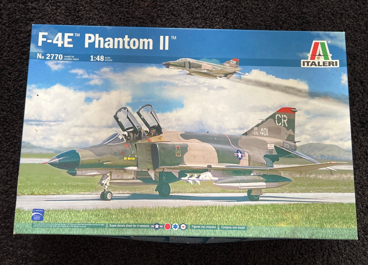 Italeri F-4E Phantom II Modelbouw Vliegtuig 1:48, Hobby en Vrije tijd, Modelbouw | Vliegtuigen en Helikopters, Ophalen, Italeri