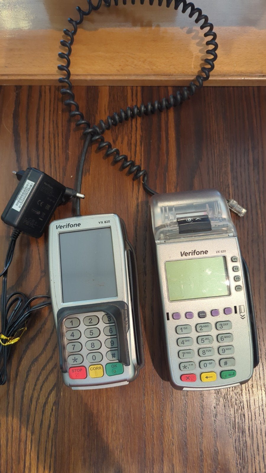 Verifone VX820 en VX520 pinapparaten - Gebruikt, Werkend, Ophalen of Verzenden, Overige typen