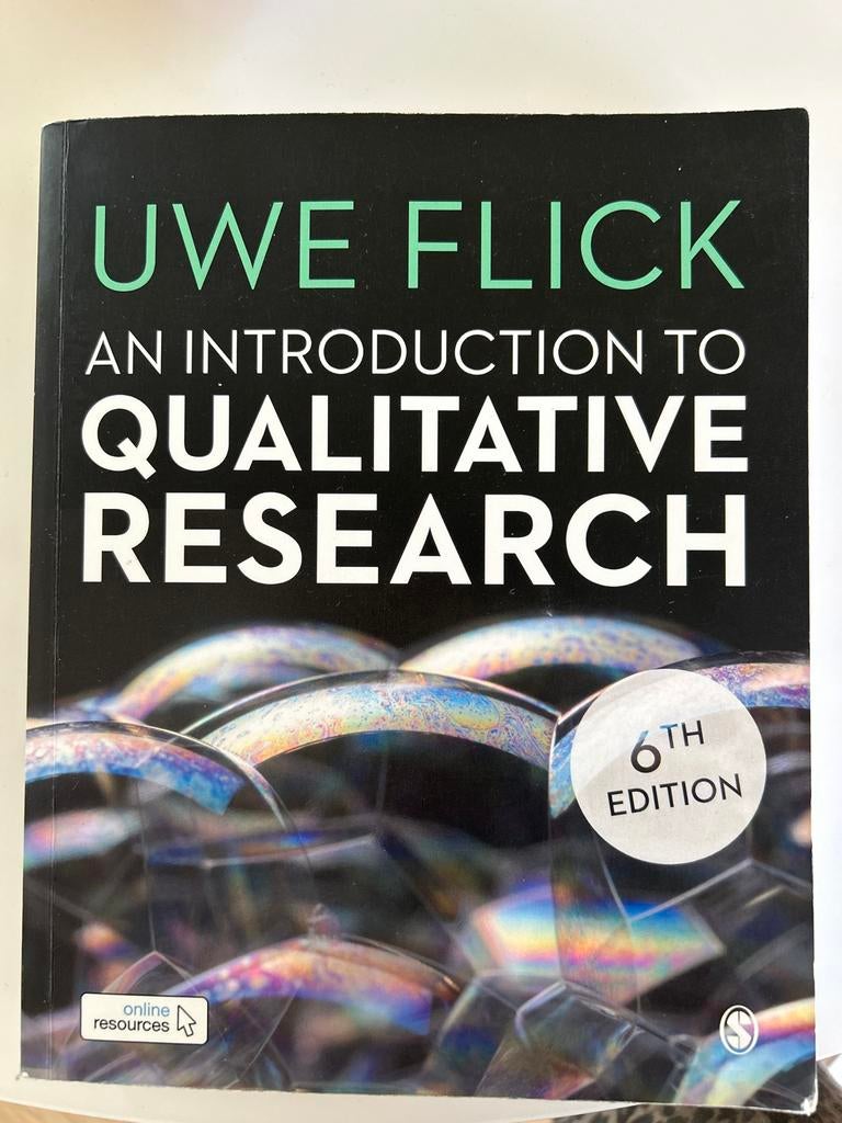 An Introduction to Qualitative Research - Uwe Flick, Boeken, Ophalen of Verzenden, Gamma, Zo goed als nieuw, HBO