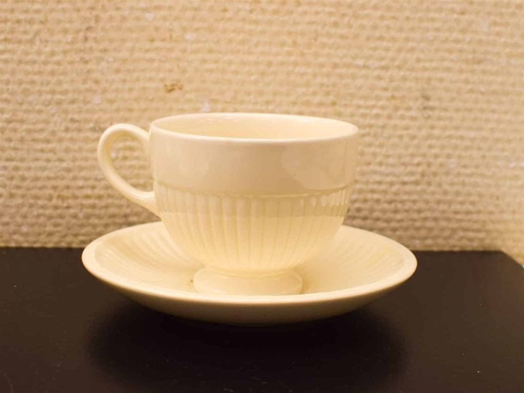 10 delig Wedgwood kop en schotels 52728, Ophalen of Verzenden, Gebruikt, Aardewerk, Bord(en)