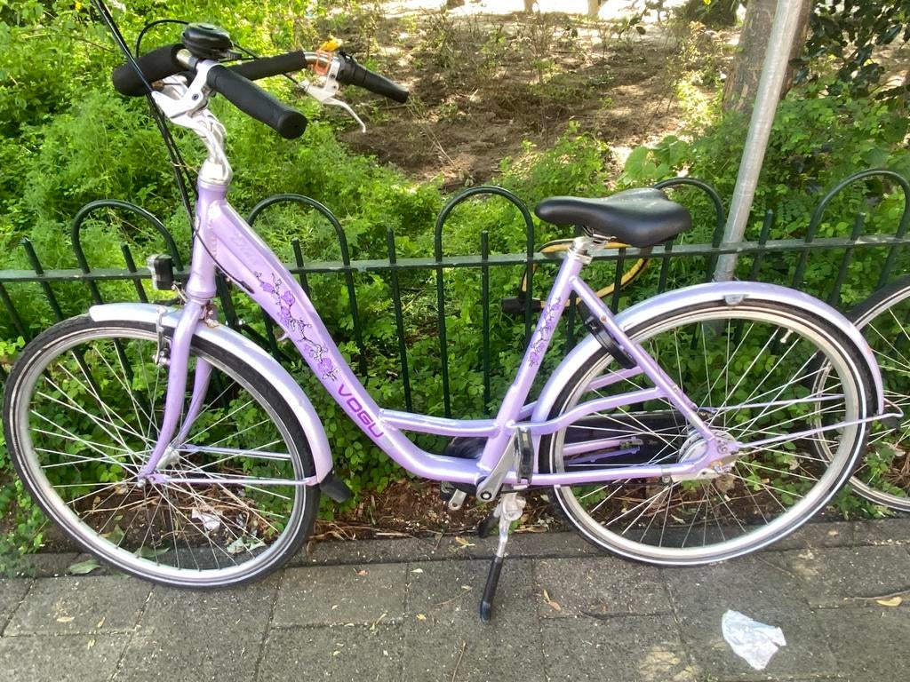Paarse vogue zoom damesfiets. 28inch, Gebruikt, Versnellingen, 0 zitjes, 50 tot 53 cm