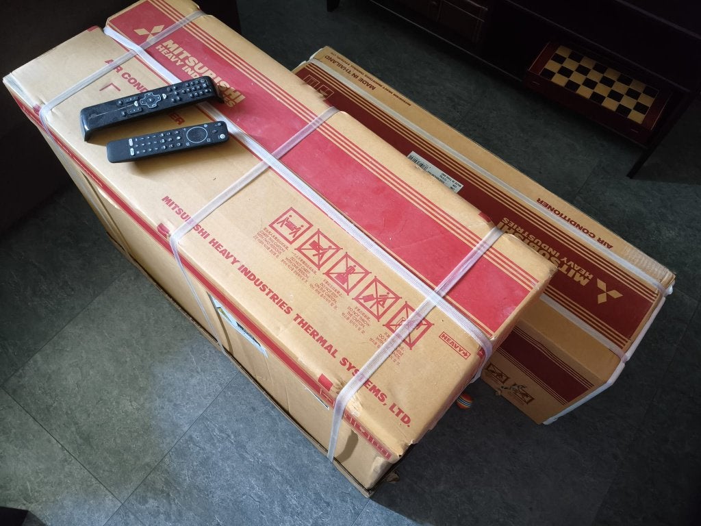 Mitshubishi Heavy Industries airco te koop, Ophalen, Koelen en Ontvochtigen, Energieklasse A of zuiniger, Nieuw