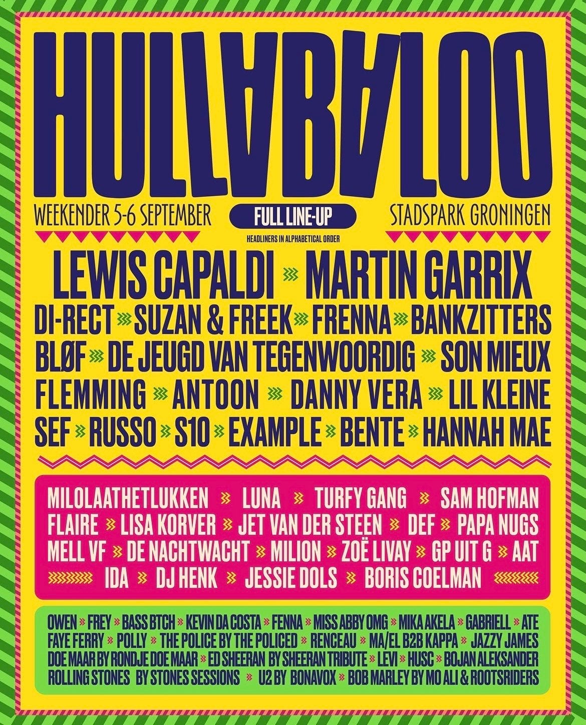 Hullabaloo weekend ticket