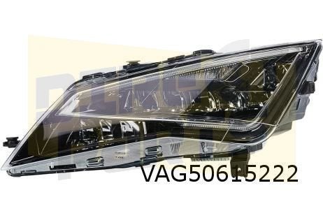 Seat Leon (11/12-1/17) Koplamp Rechts (LED) Origineel! 5F194, Auto-onderdelen, Verlichting, Seat, Nieuw, Verzenden