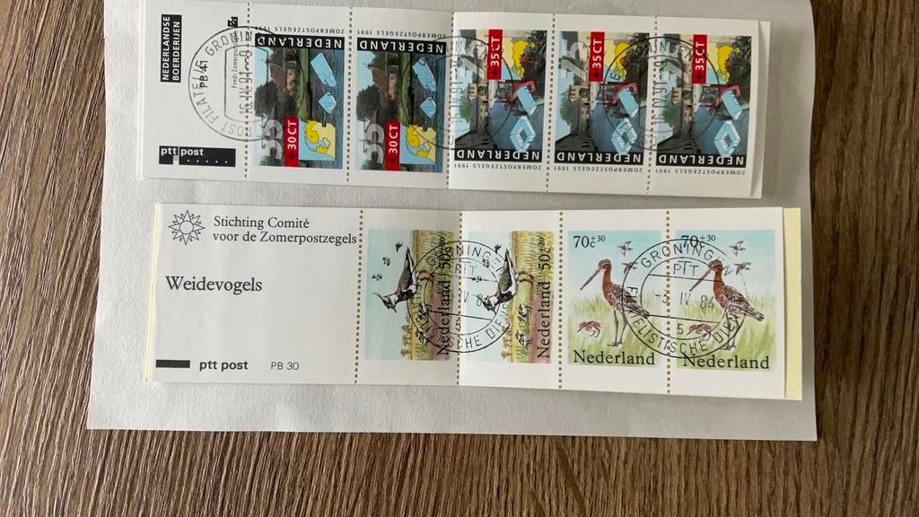Zomerpostzegels gestempeld, Postzegels en Munten, Postzegels | Nederland, Ophalen of Verzenden, Na 1940, Gestempeld