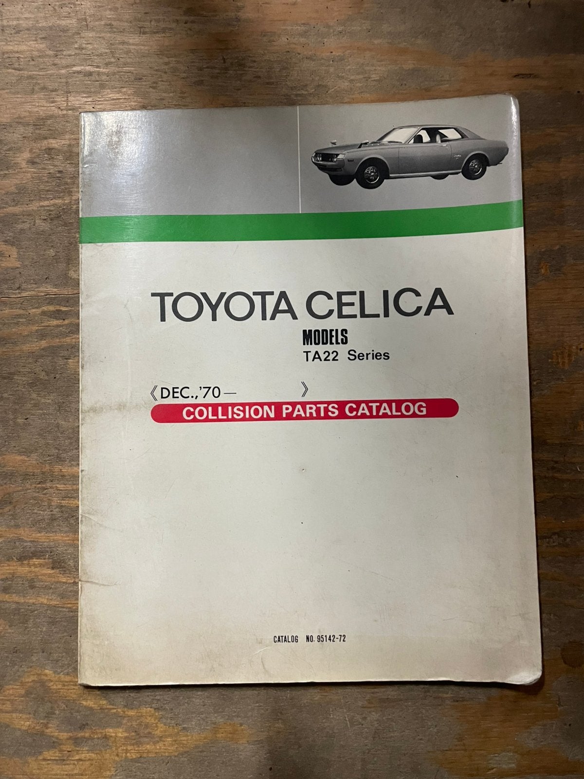 Toyota celica ta22 1970 collision parts catalog, Ophalen of Verzenden, Zo goed als nieuw, Toyota