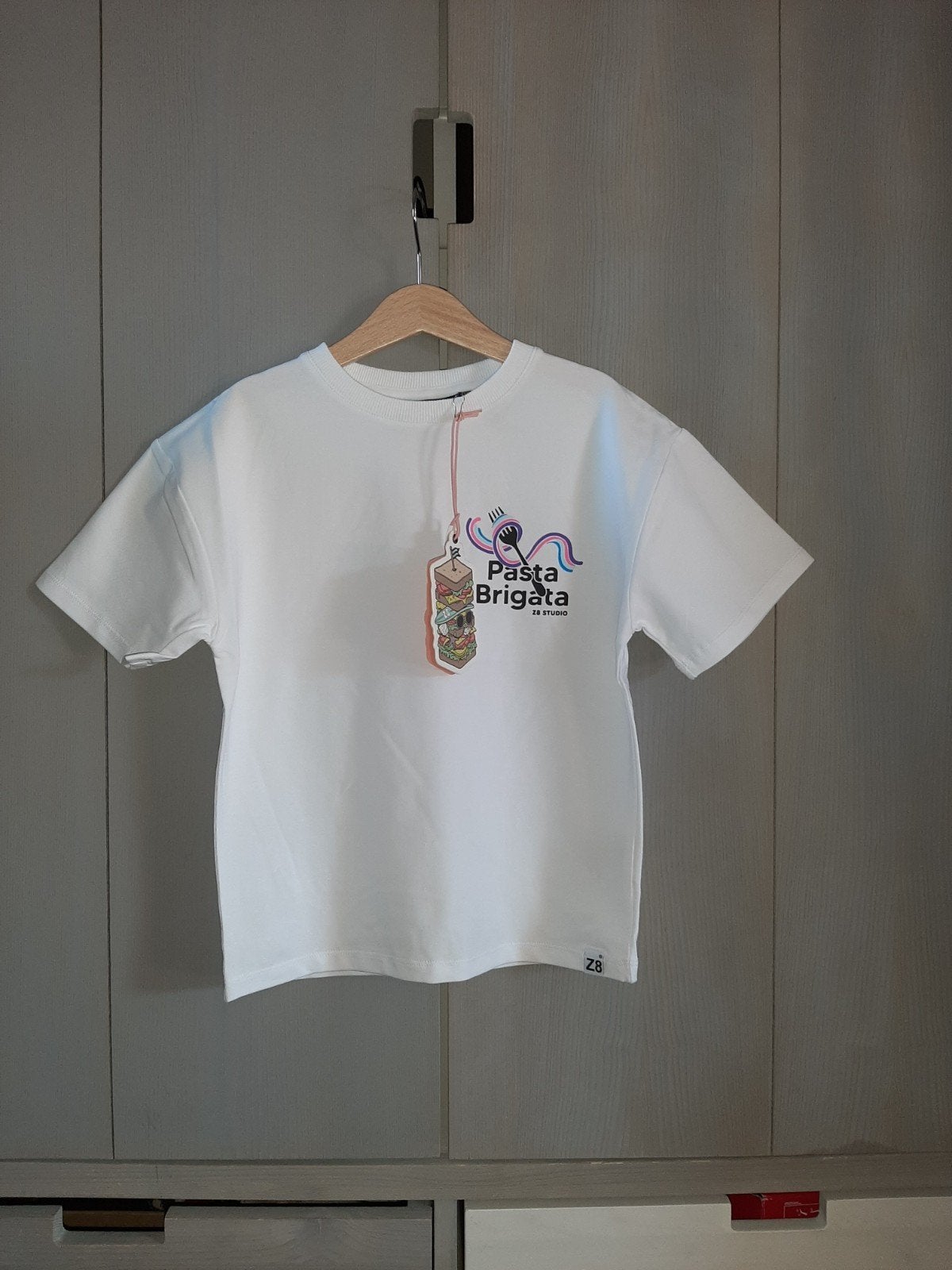 Z8 ricardo tee t-shirt wit maat 104/110 Nieuw!, Z8, Nieuw, Ophalen of Verzenden, Shirt of Longsleeve