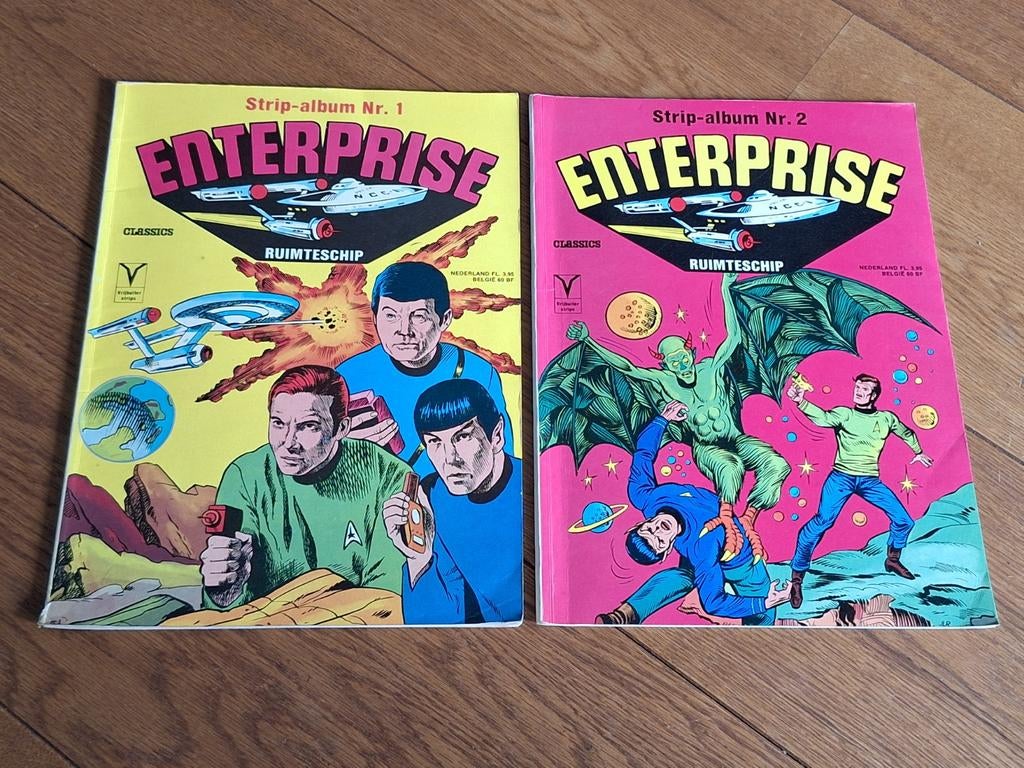 Enterprise Star Trek stripboeken deel 1 en 2, Boeken, Stripboeken, Meerdere stripboeken, Ophalen of Verzenden, Gelezen
