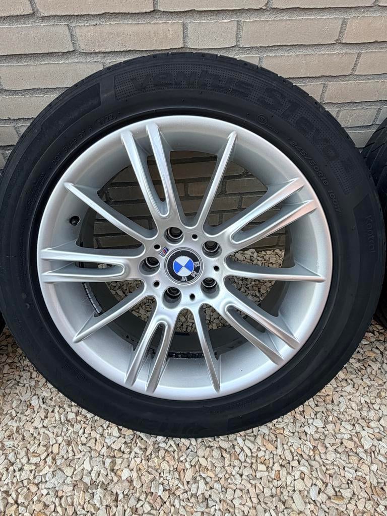 BMW Velgen met Hankook Zomerbanden - 245/50R18, Ophalen, 18 inch, Banden en Velgen, Personenwagen