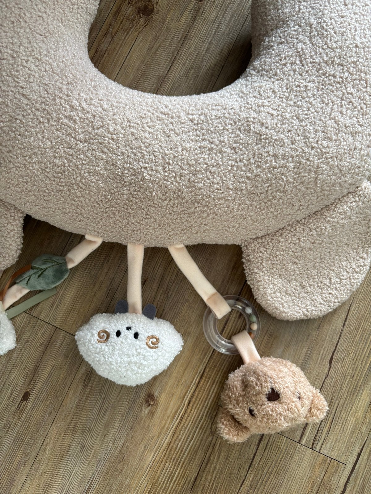 Babygym/Speelkleed met rammelaars en spiegeltje, Ophalen of Verzenden, Zo goed als nieuw, Speelkleed, Met geluid