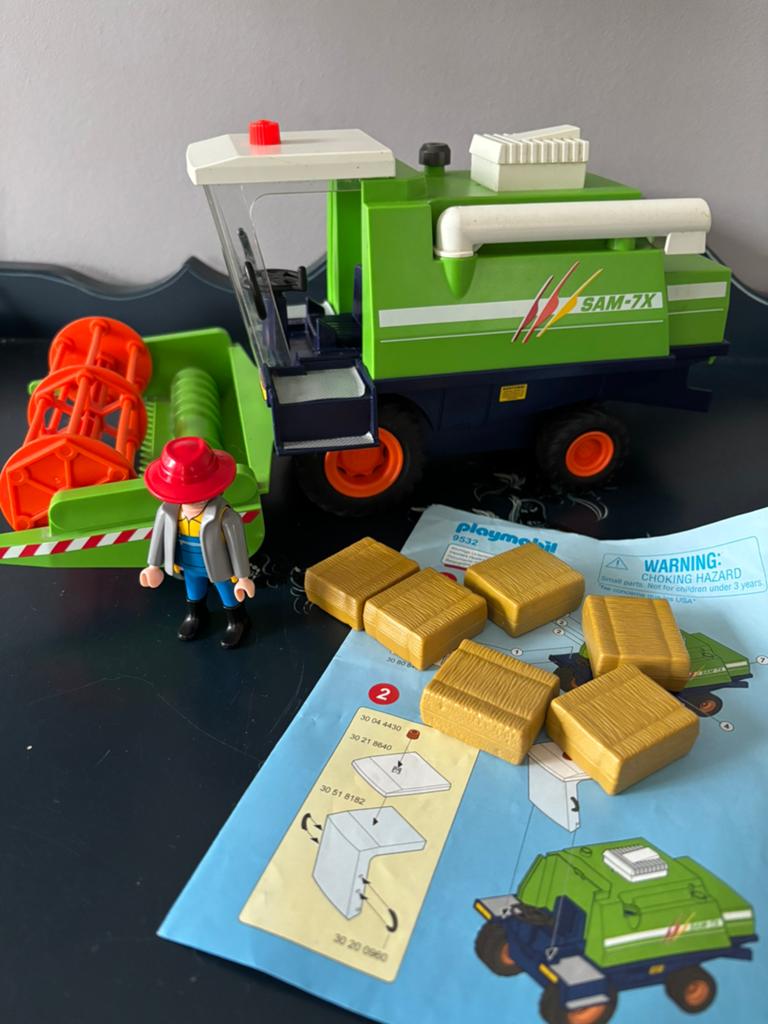 Playmobil maaidorser/ combine, Ophalen of Verzenden, Zo goed als nieuw