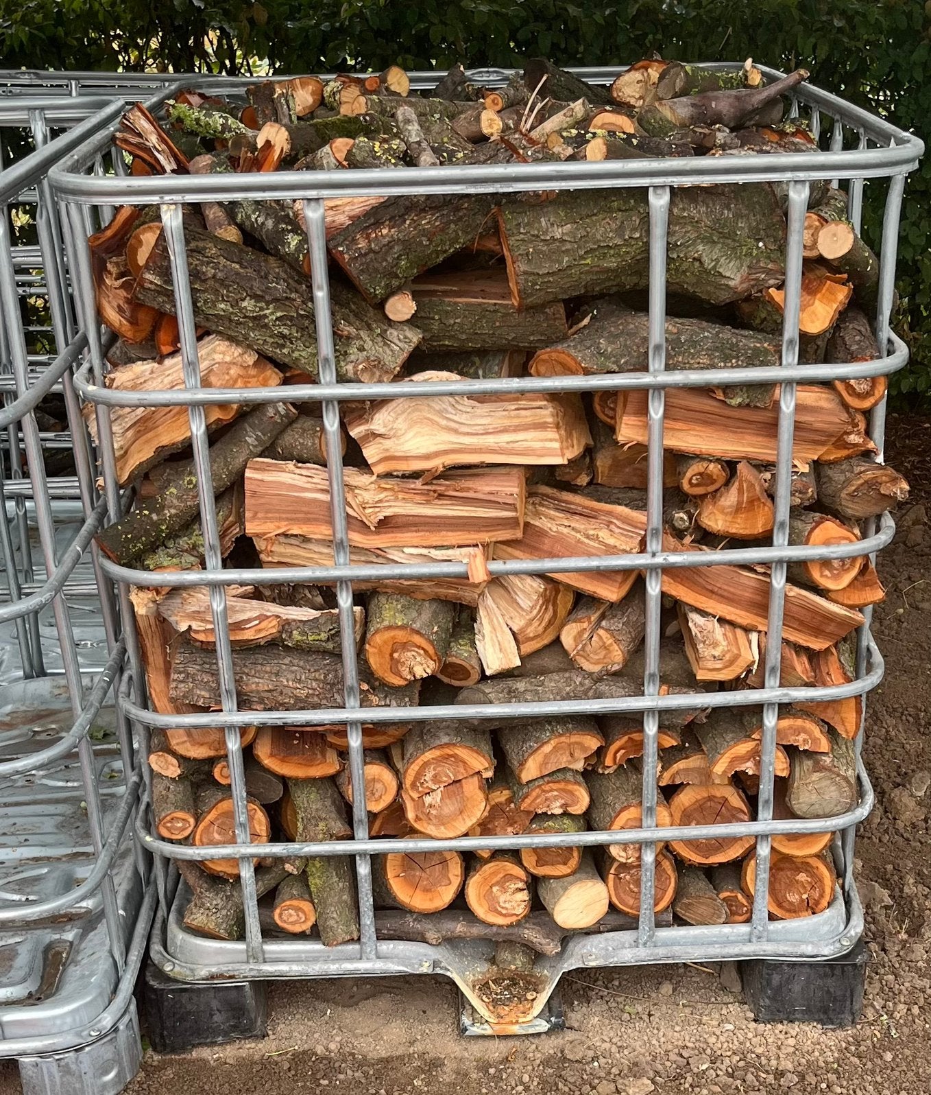 Ruim 1m3 droog kersen- en pruimenhout, Tuin en Terras, Minder dan 3 m³, Ophalen, Overige houtsoorten