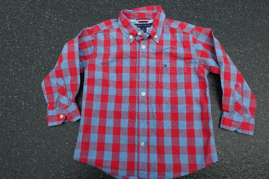 Tommy Hilfiger blouse.   2   jaar, Kinderen en Baby's, Kinderkleding | Maat 92, Overhemd of Blouse, Ophalen of Verzenden, Jongen