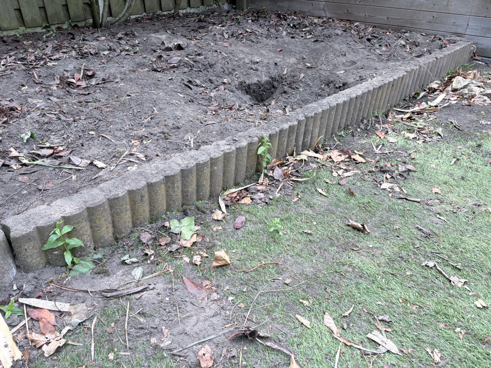 Pallisade rondoband beton rood, Ophalen, Gebruikt, Minder dan 25 cm, Border