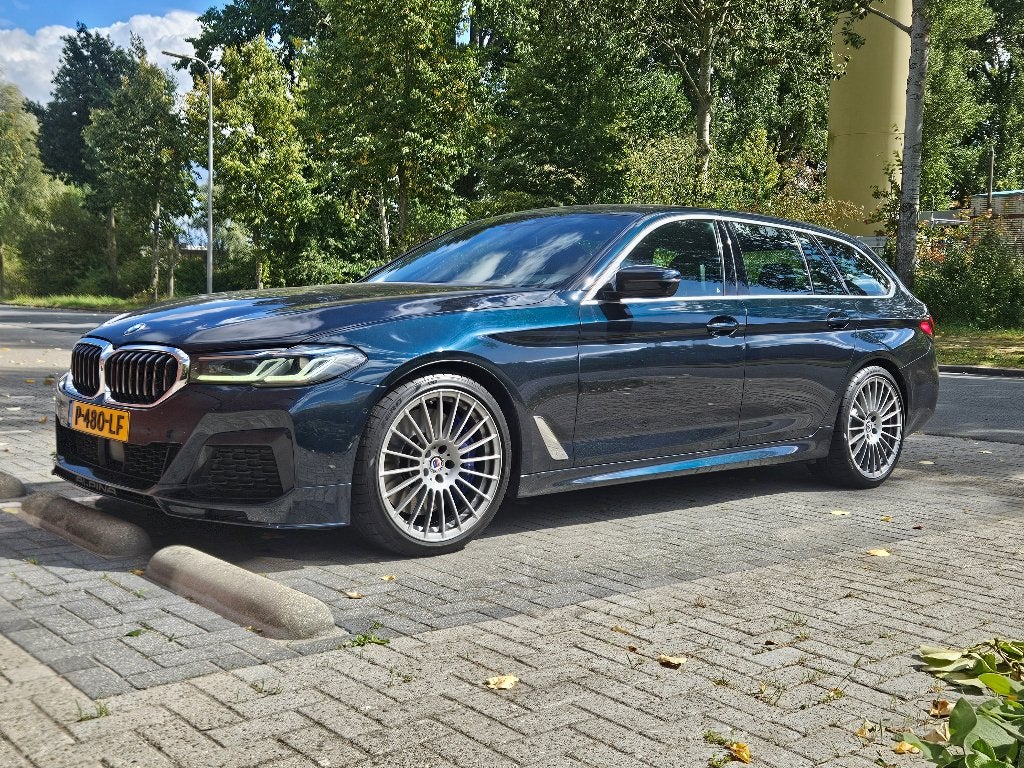 Alpina B5 Touring 2022 | V8 622 pk | 100% OH | Dunkelgrün, Auto's, Automaat, 2000 kg, 4395 cc, Sportstoelen