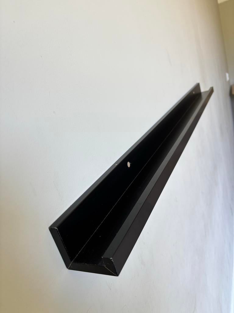 Zwarte JYSK schilderijplank / fotoplank, Ophalen of Verzenden, Gebruikt