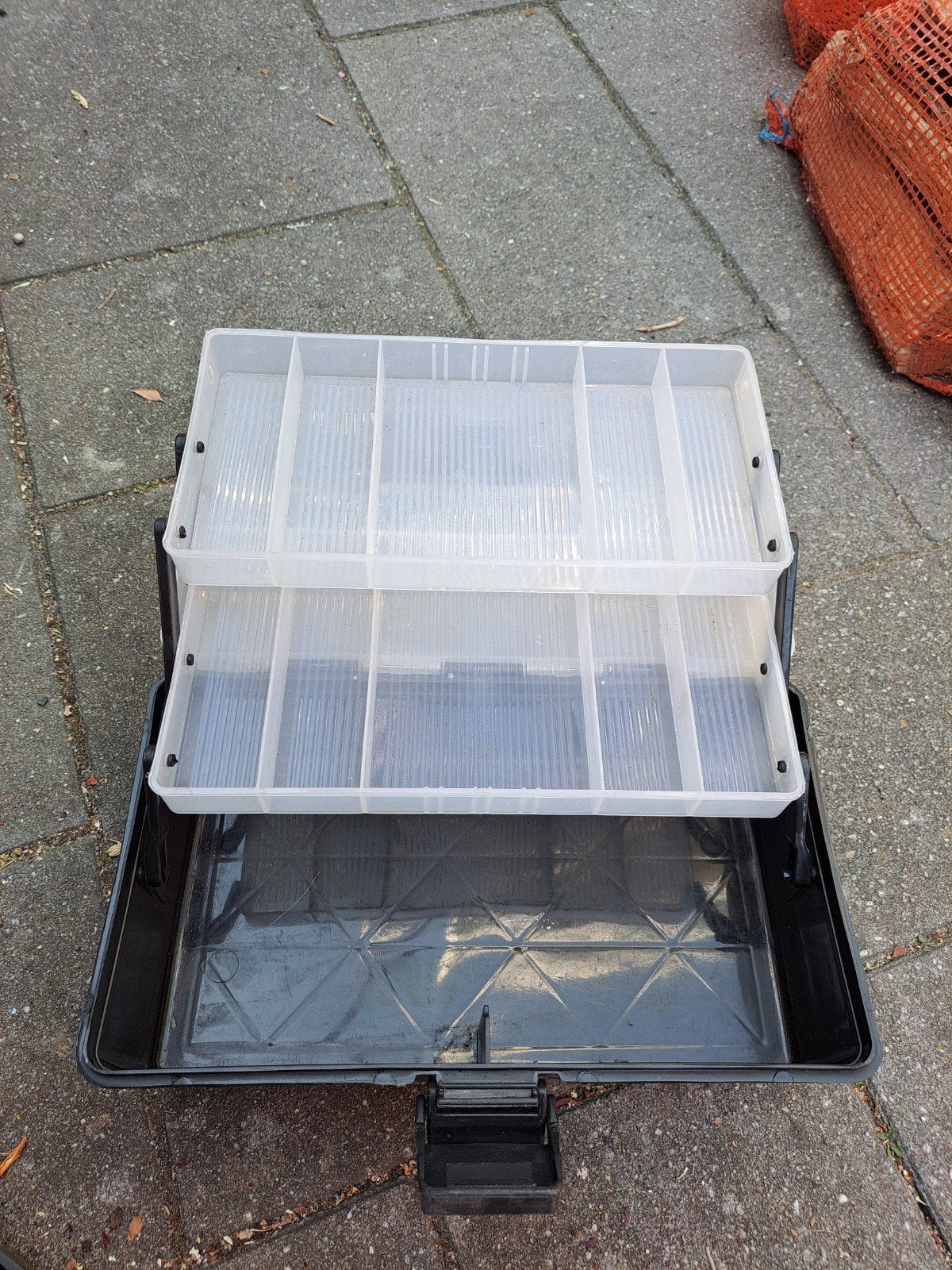 Viskoffer met twee uitschuifbare trays, Watersport en Boten, Ophalen, Gebruikt, Koffer of Tas
