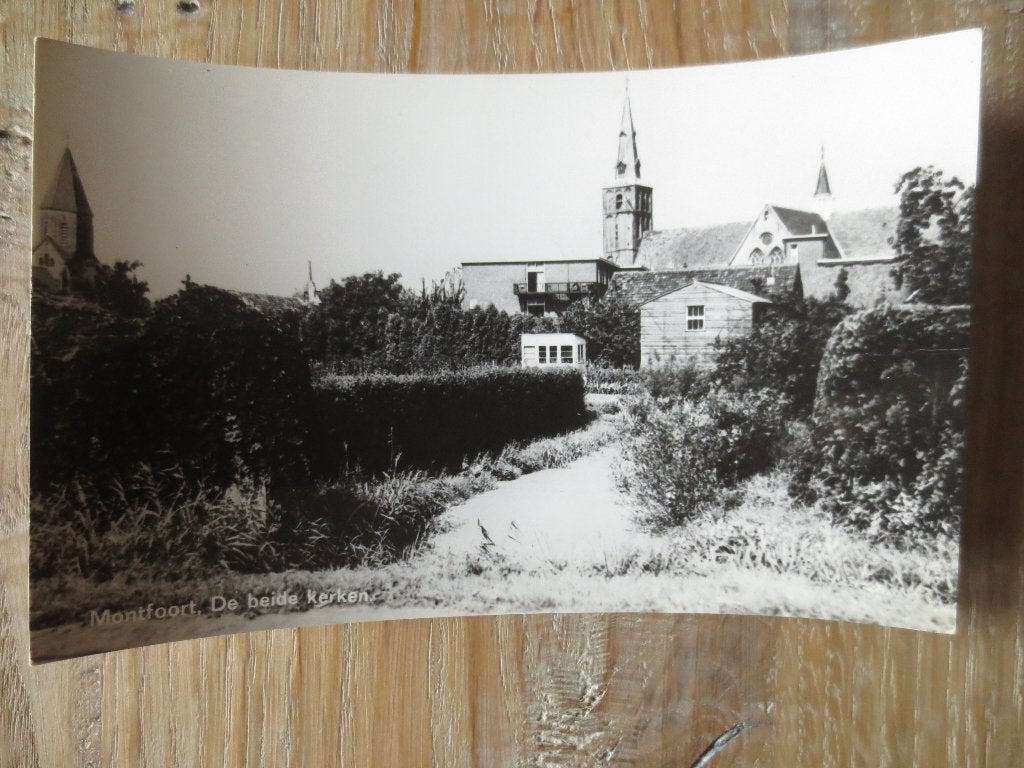 Ansichtkaart : Montfoort De Beide Kerken - Ongelopen kaart., Ophalen of Verzenden, 1960 tot 1980, Ongelopen, Utrecht