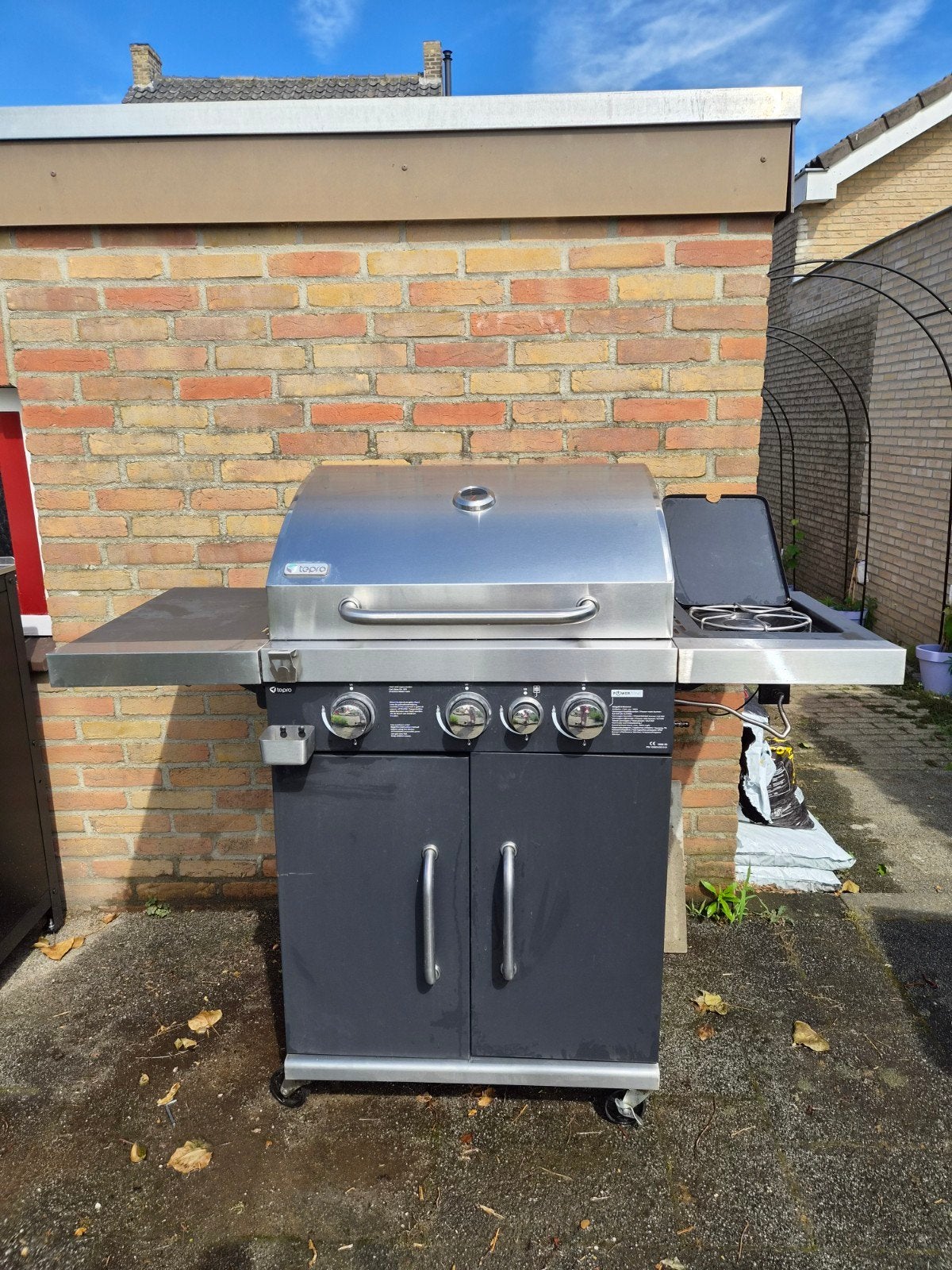 Tepro Lidl Gasbarbecue met Kookpitje en Powerzone, Ophalen, Gebruikt, Tepro/Lidl