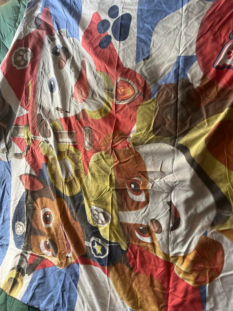 Paw Patrol eenpersoons dekbedovertrek, Gebruikt, Dekbedovertrek, Ophalen of Verzenden, Overige kleuren