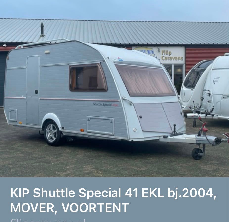 Kip Shuttle Special 41 EKL, Vakantieklaar, Rondzit, Kip, Luifel, 750 - 1000 kg