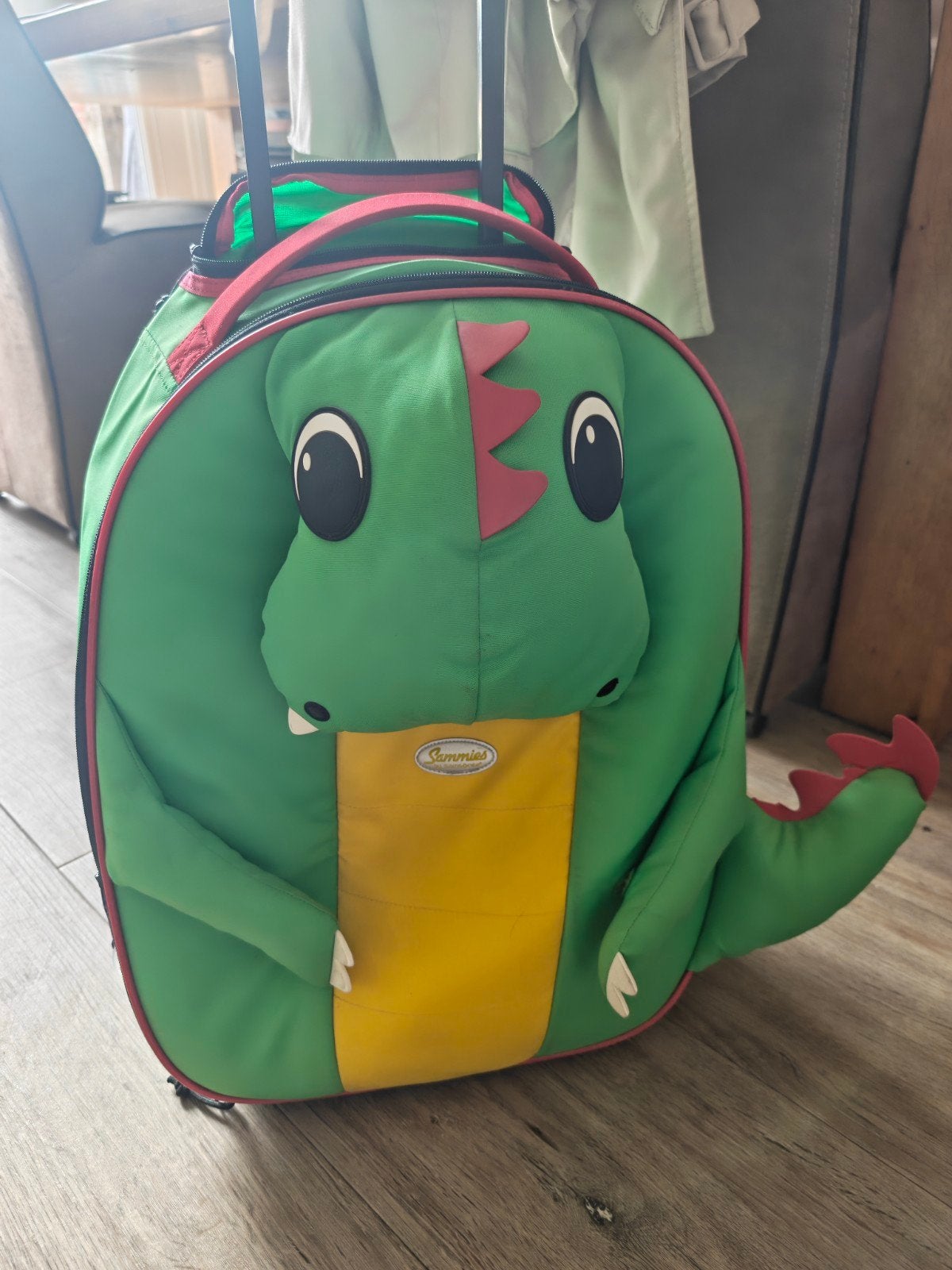 Sammies (Samsonite) Kinderkoffer Draak 50x38 cm, Gebruikt, 50 tot 60 cm, Ophalen of Verzenden, 35 tot 45 cm