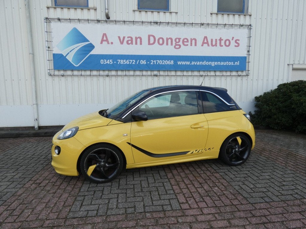 Opel ADAM 1.4 SLAM,Airco,Stoel/Stuurverw,Cruise,APK 23-9-27, Auto's, Euro 5, 1398 cc, Bedrijf, Handgeschakeld