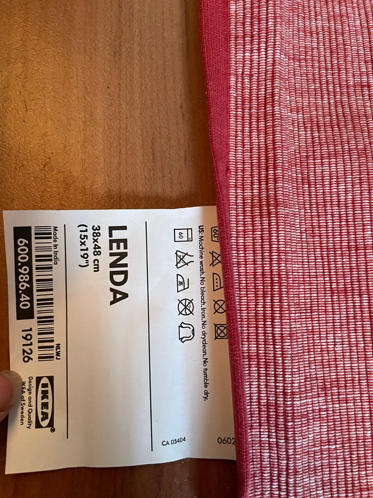 Placemats: 2 zelfgemaakt en 2 van IKEA (Lenda), Handgemaakt, Gebruikt, Katoen, Ophalen of Verzenden