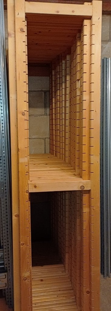 Bruynzeel Houten legbordstellingen 210 x50 z.g.a.n., Ophalen, Zo goed als nieuw