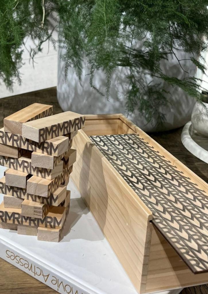Rivièra Maison houten Jenga spel- Nieuw - € 19, Ophalen of Verzenden, Nieuw, Hout