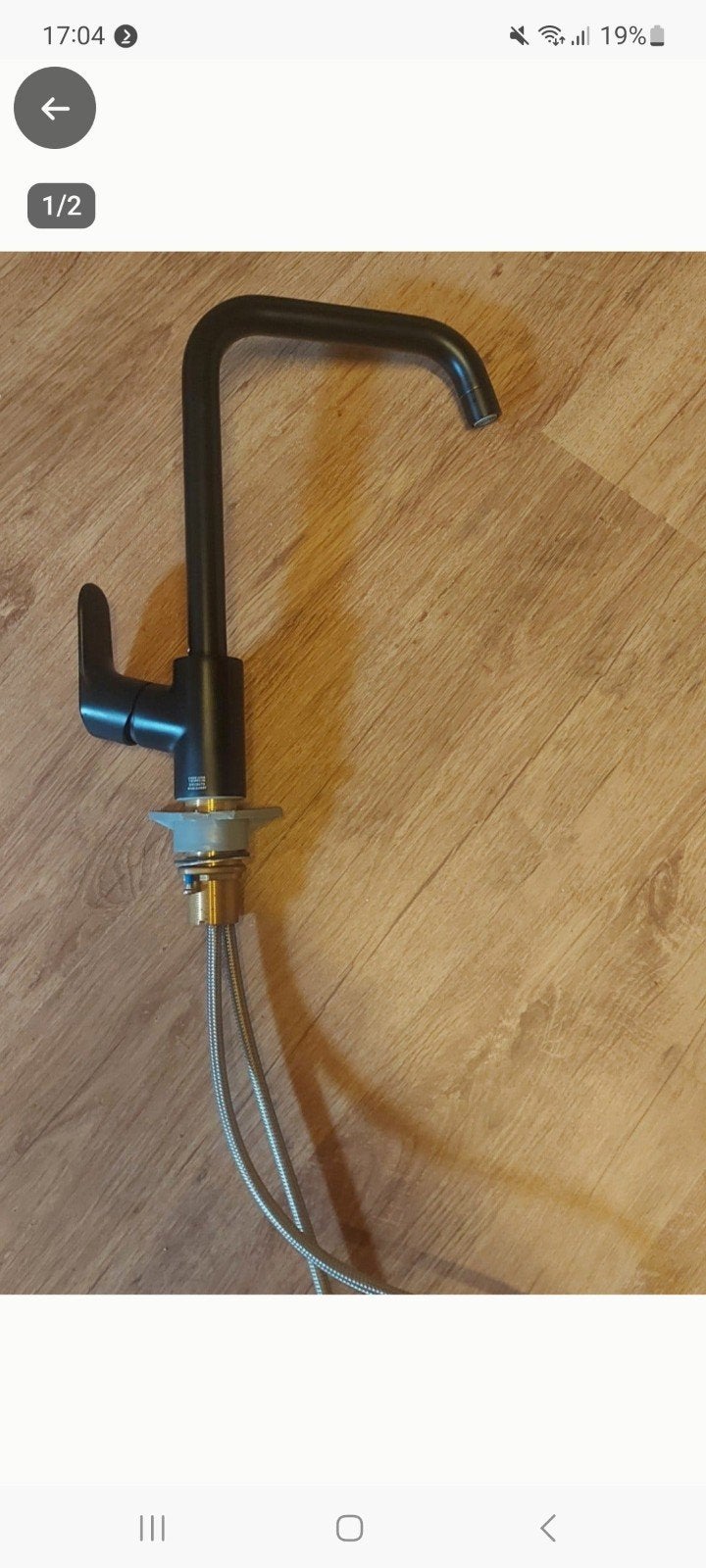 Itho Daalderop Close-in 15 keukenboiler met zwarte kraan, Ophalen of Verzenden, Gebruikt