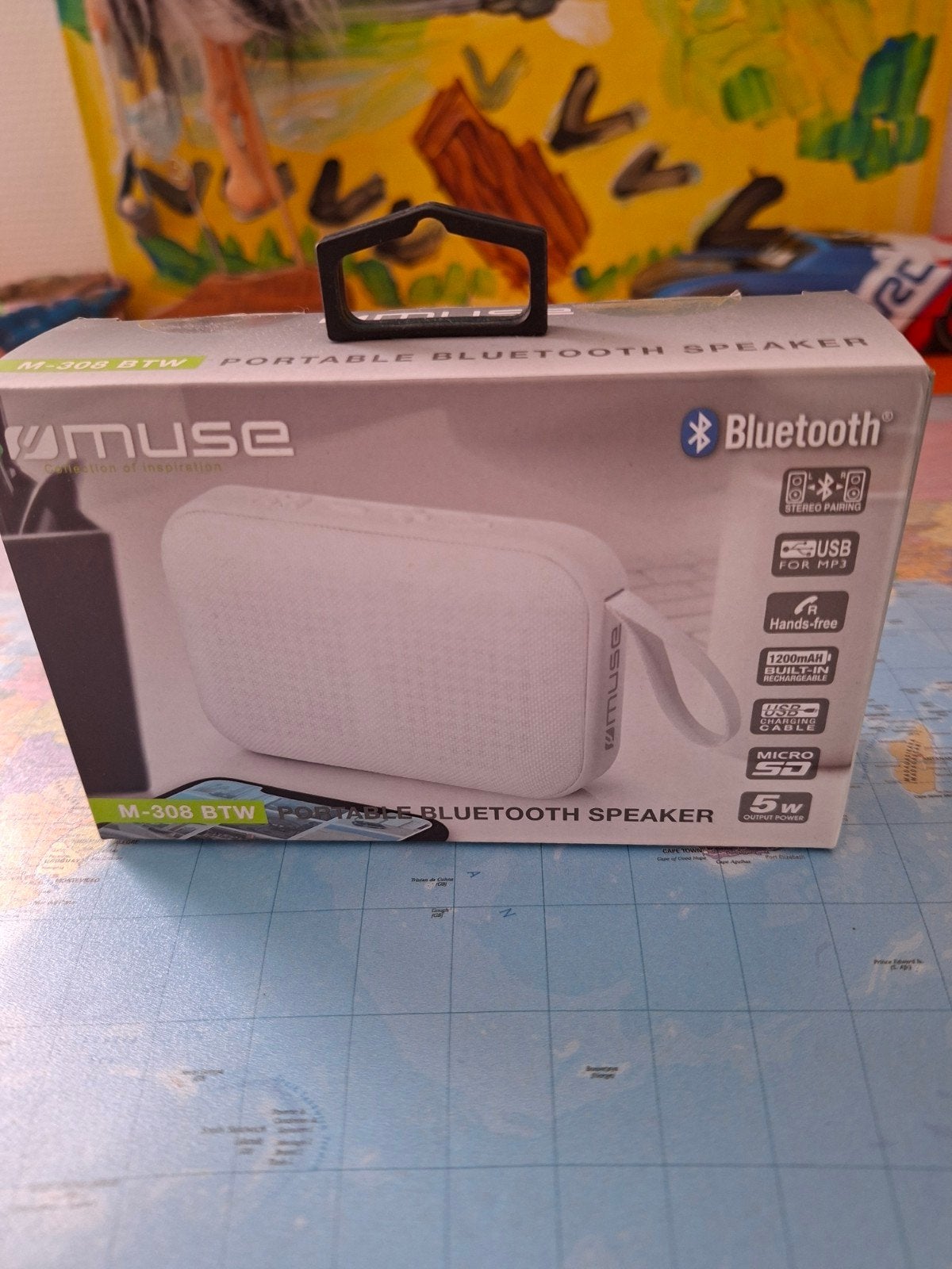 Muziek box met oplaadsnoertje - Muse M-308 BTW, Audio, Tv en Foto, Overige merken, Ophalen of Verzenden, Zo goed als nieuw, Draagbare speaker