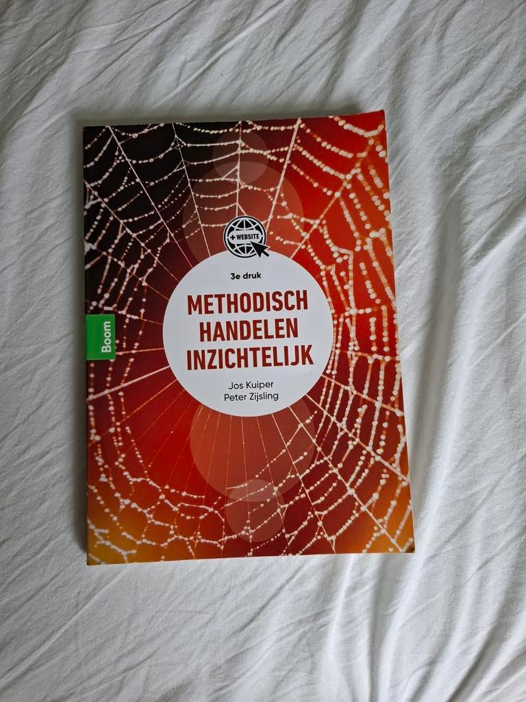 Methodisch Handelen Inzichtelijk - 3e druk, Boeken, Studieboeken en Cursussen, Ophalen of Verzenden, Zo goed als nieuw, HBO