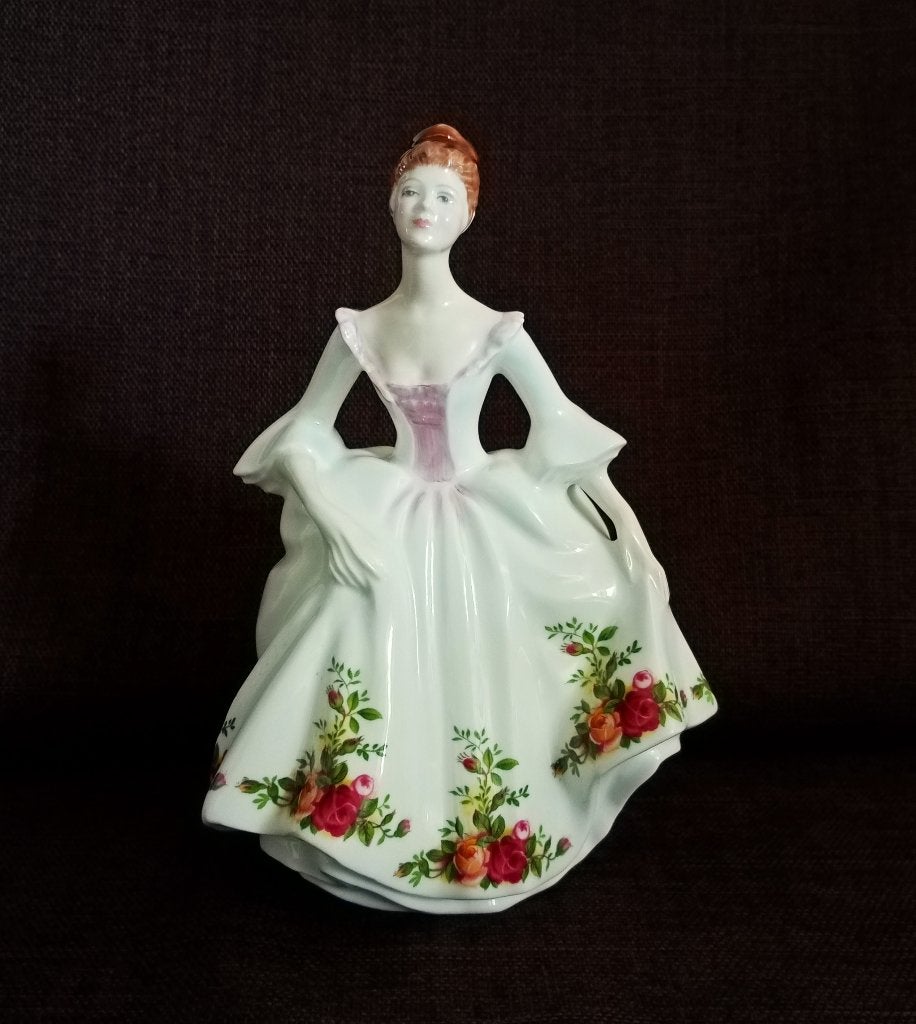 Royal Doulton / Albert, Country Rose no; HN 3221 beeld, 1988, Ophalen of Verzenden, Zo goed als nieuw, Mens