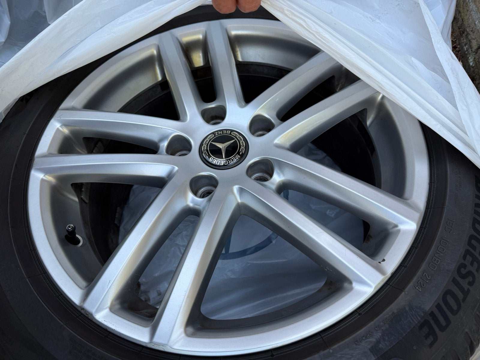 Mercedes G W463 Banden + Velgen 19inch, Auto-onderdelen, 255 mm, Banden en Velgen, Winterbanden, Ophalen