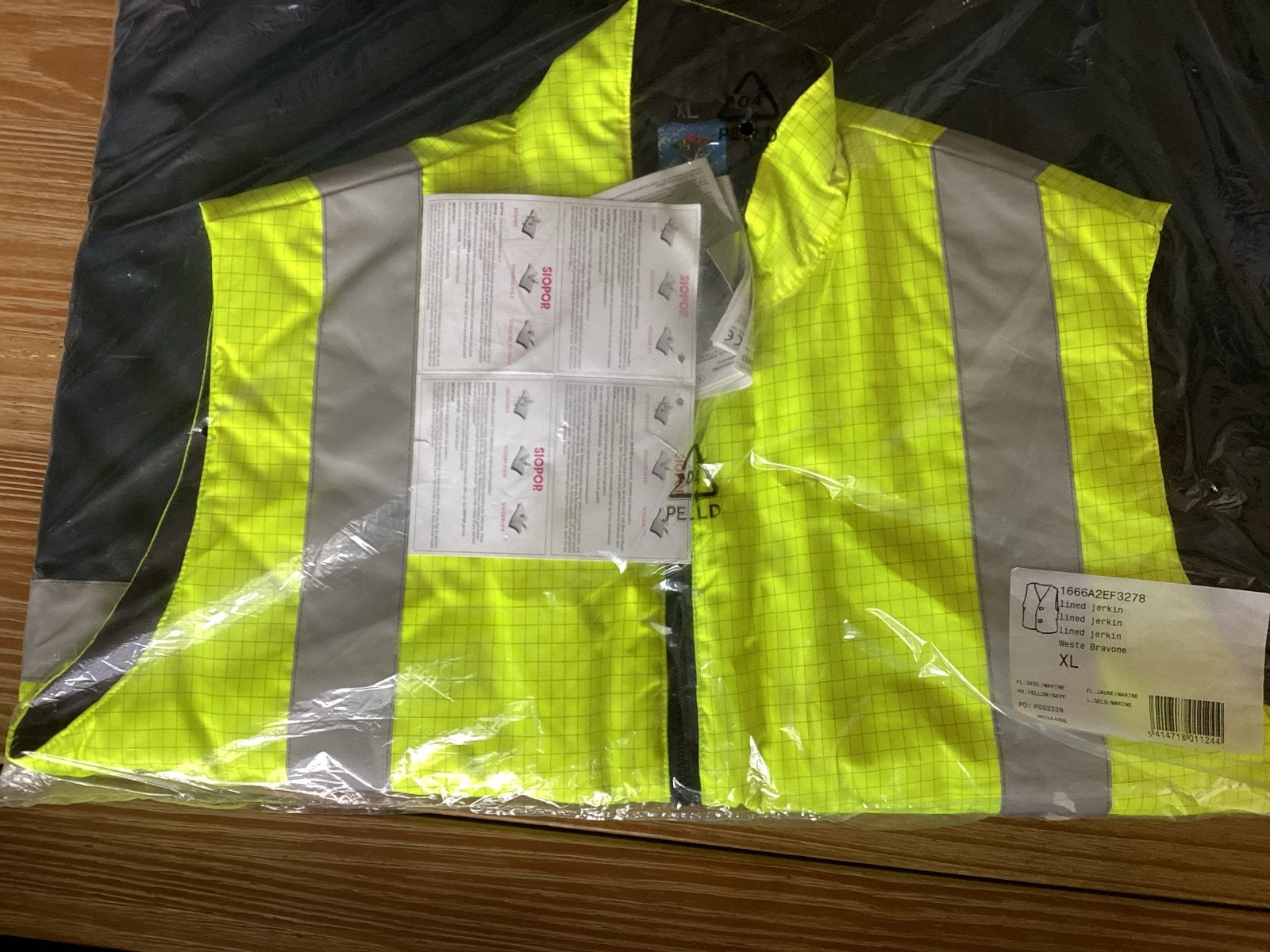 Siopor Veiligheid Bodywarmer XL, Kleding | Dames, Ophalen of Verzenden, Nieuw, Maat 46/48 (XL) of groter