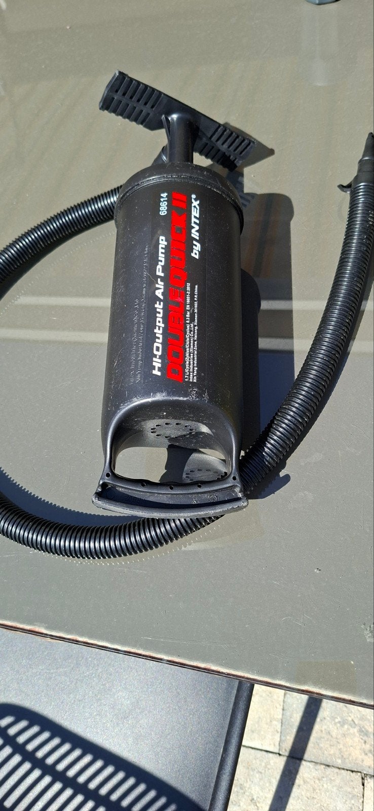 Intex Explorer K2 opblaasbare kajak met peddels en pomp, Ophalen, Opblaasbaar, Gebruikt, 2-persoons