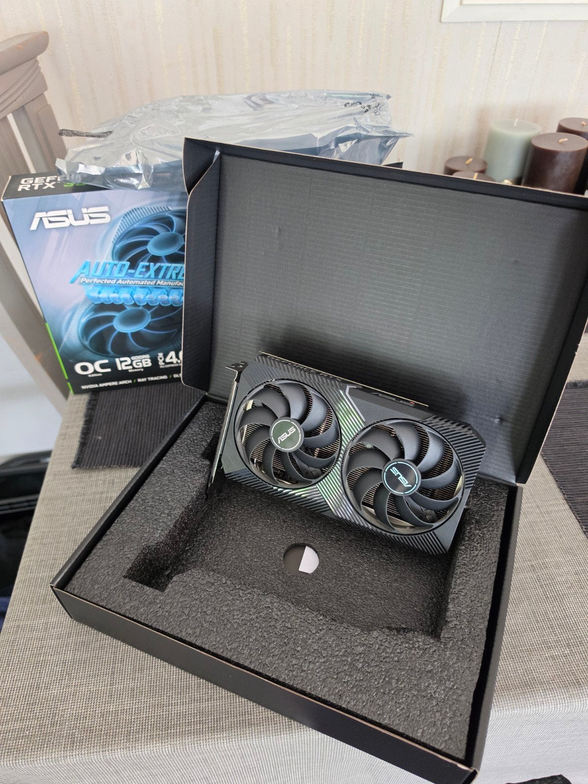 ASUS GeForce RTX 3060 OC Edition 12GB GDDR6 Videokaart, Computers en Software, Videokaarten, GDDR6, PCI-Express 4, Ophalen of Verzenden