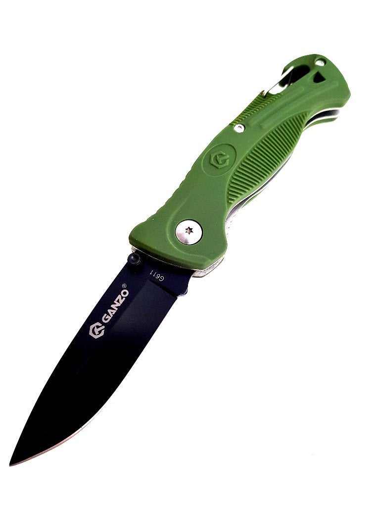 Ganzo G611 groen kampeer Outdoor sport zakmes, Verzenden, Nieuw