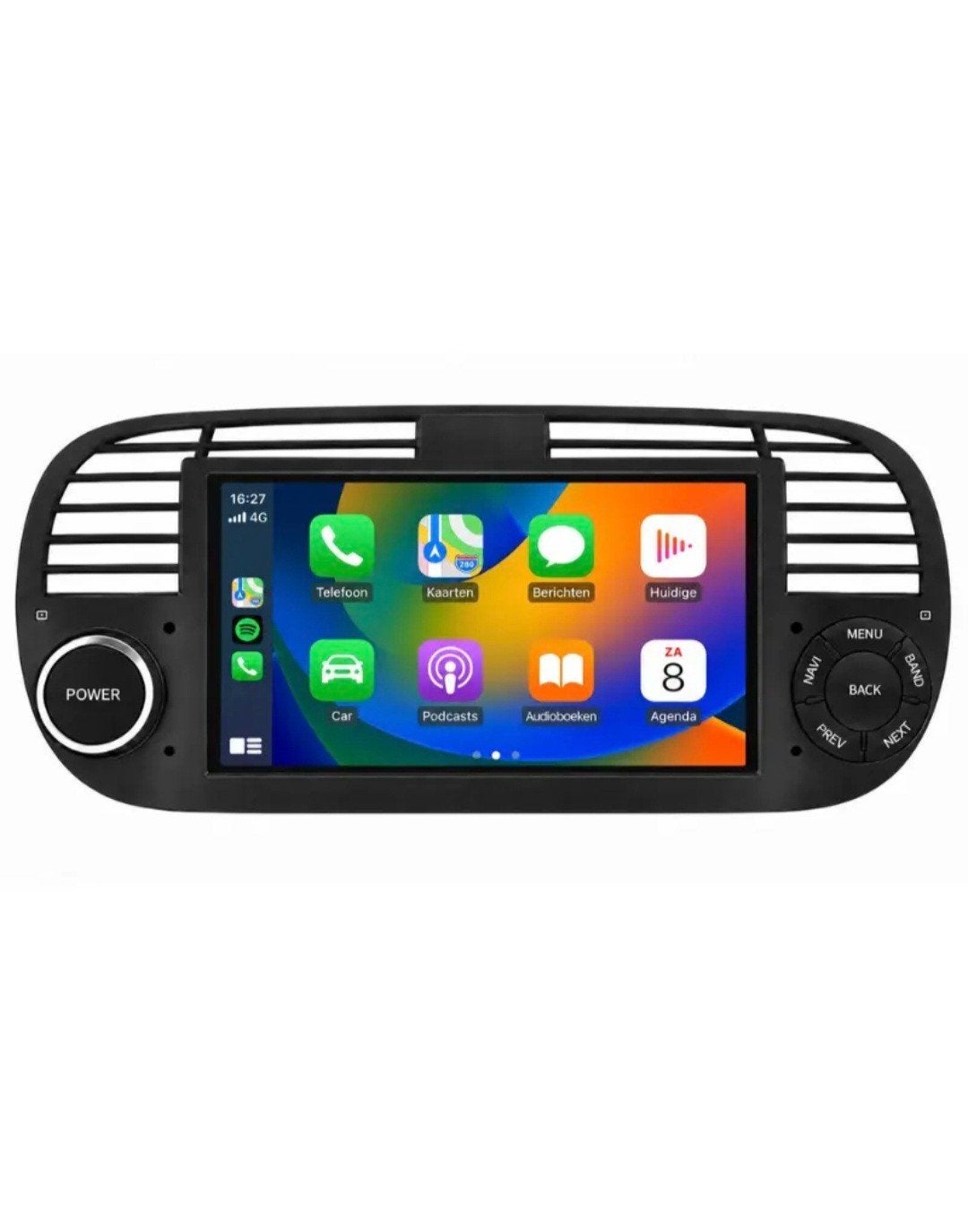 FIAT Carplay Android auto Scherm inclusief montage, Ophalen of Verzenden, Nieuw