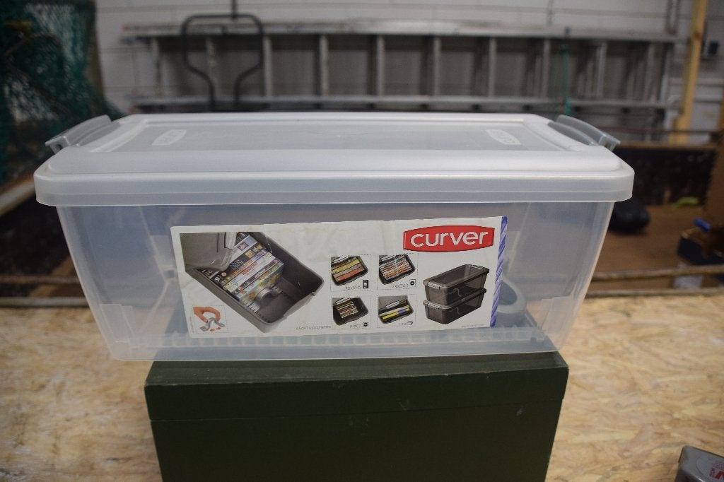 Curver CD opbergbox - Transparant, Overige genres, Overige typen, Ophalen of Verzenden, Zo goed als nieuw