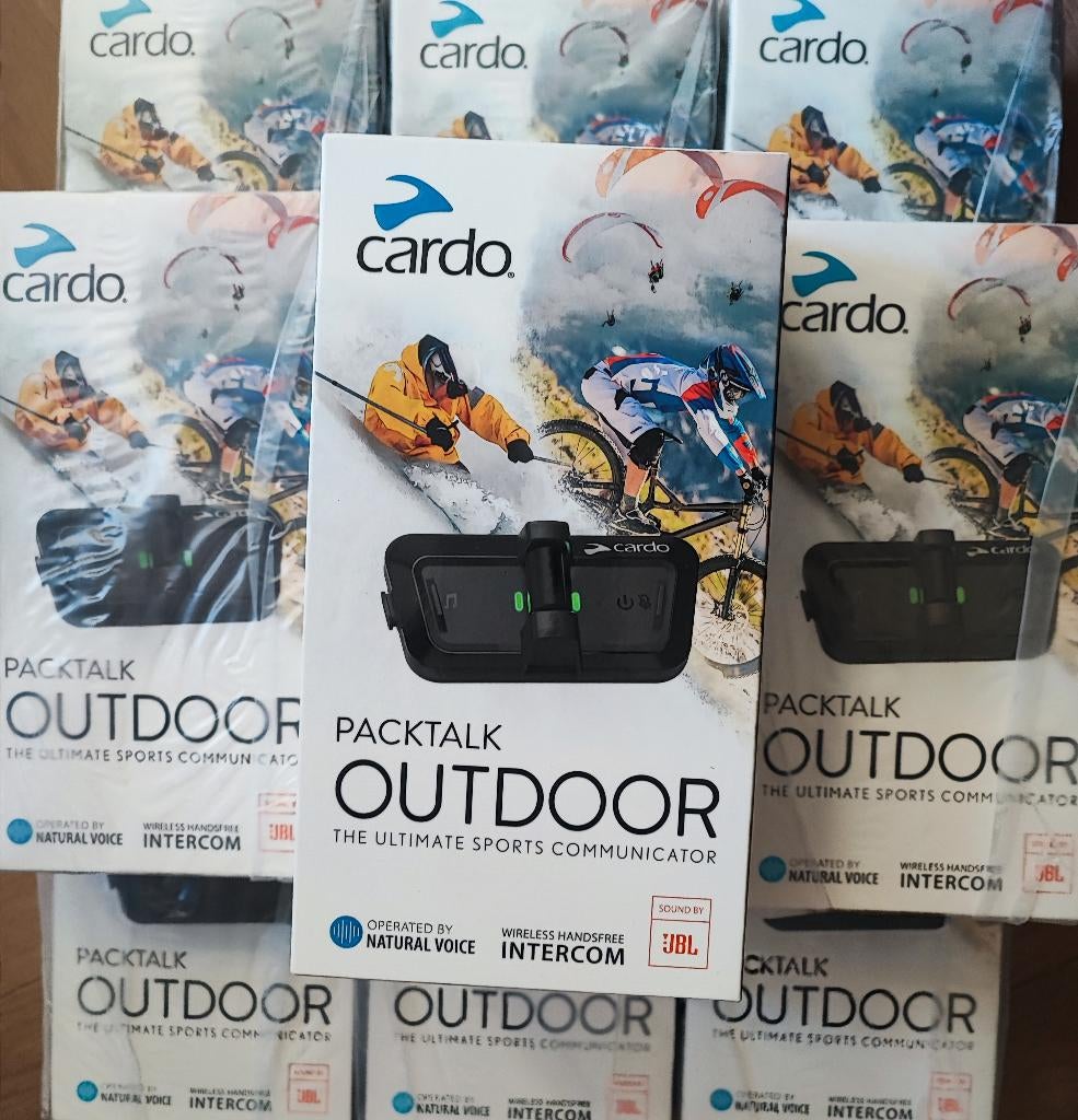 Cardo Packtalk Outdoor JBL Intercom Mesh DMC IP67 NIEUW, Info@cardo.com, Cardo, UK, Nieuw