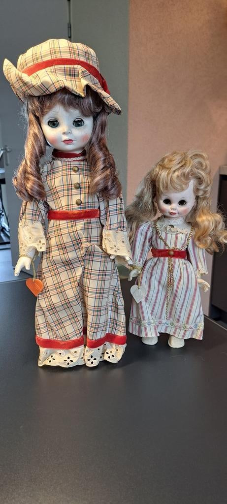 Twee vintage Ari poppen, een grote en een kleine., Verzamelen, Poppen, Ophalen of Verzenden, Zo goed als nieuw, Pop
