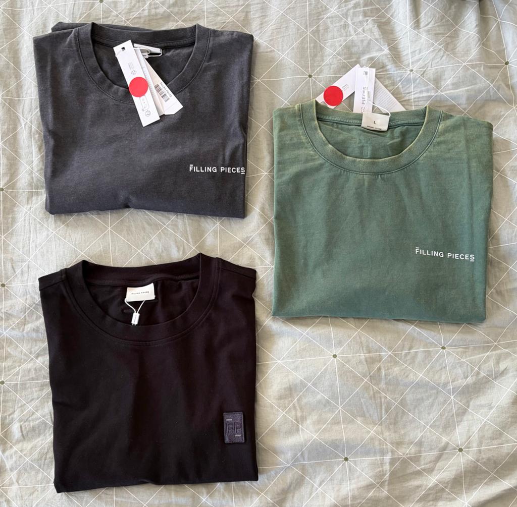 Filling Pieces T-shirt Zwart Grijs Groen Maat L, Ophalen of Verzenden, Zo goed als nieuw