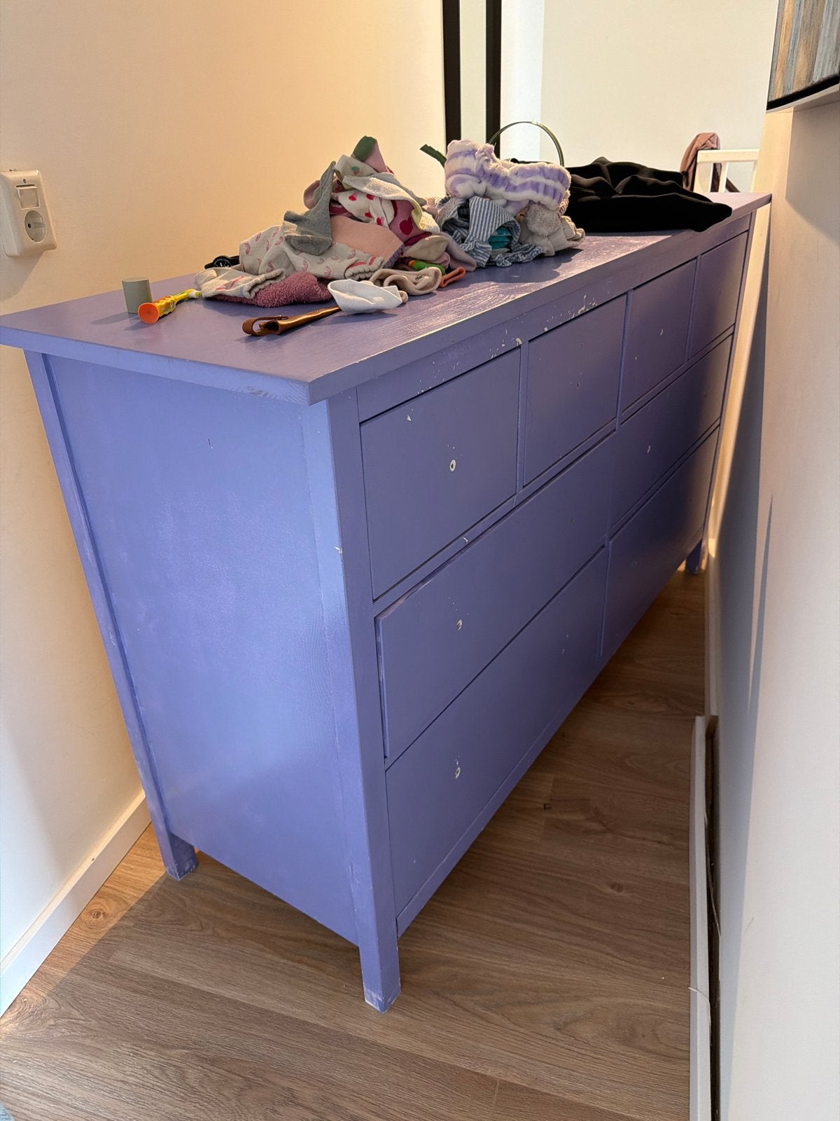 IKEA ladekast gratis af te halen - paars, zonder handgrepen, Ophalen, Gebruikt, 5 laden of meer, 100 tot 150 cm