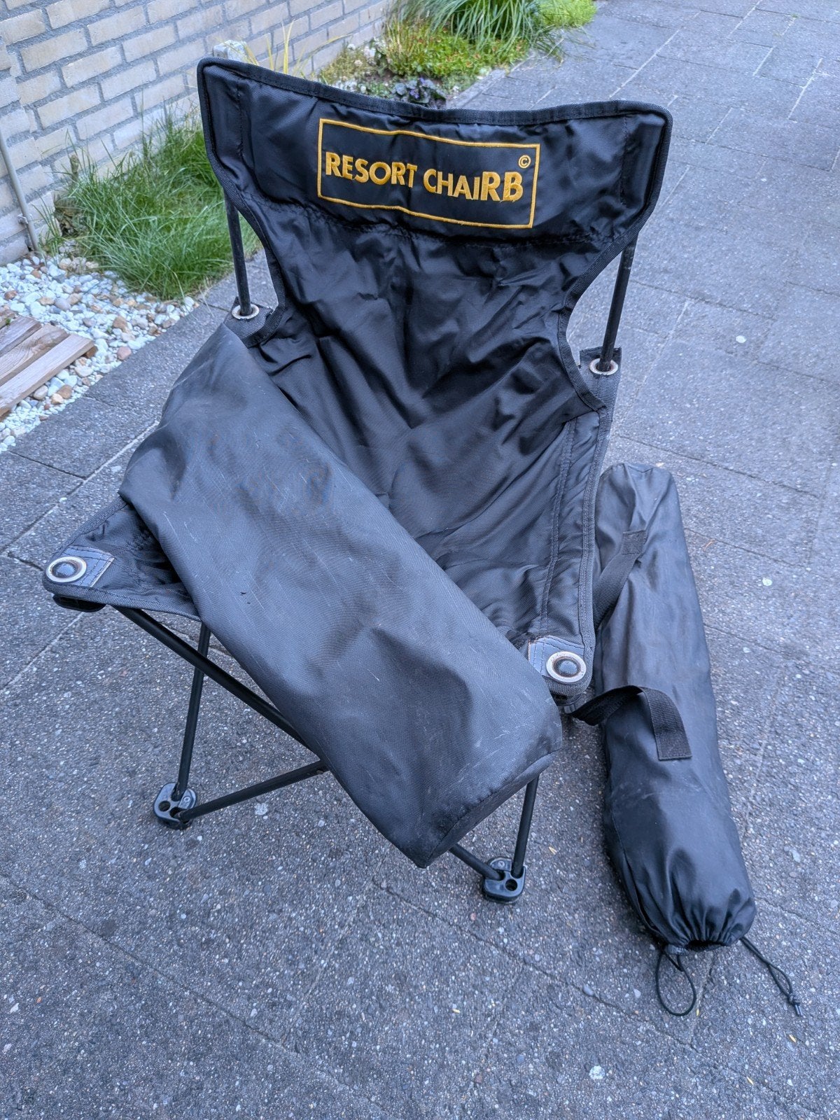 Opvouwbare Campingstoel - Compact en Draagbaar, Caravans en Kamperen, Ophalen, Gebruikt, Campingstoel