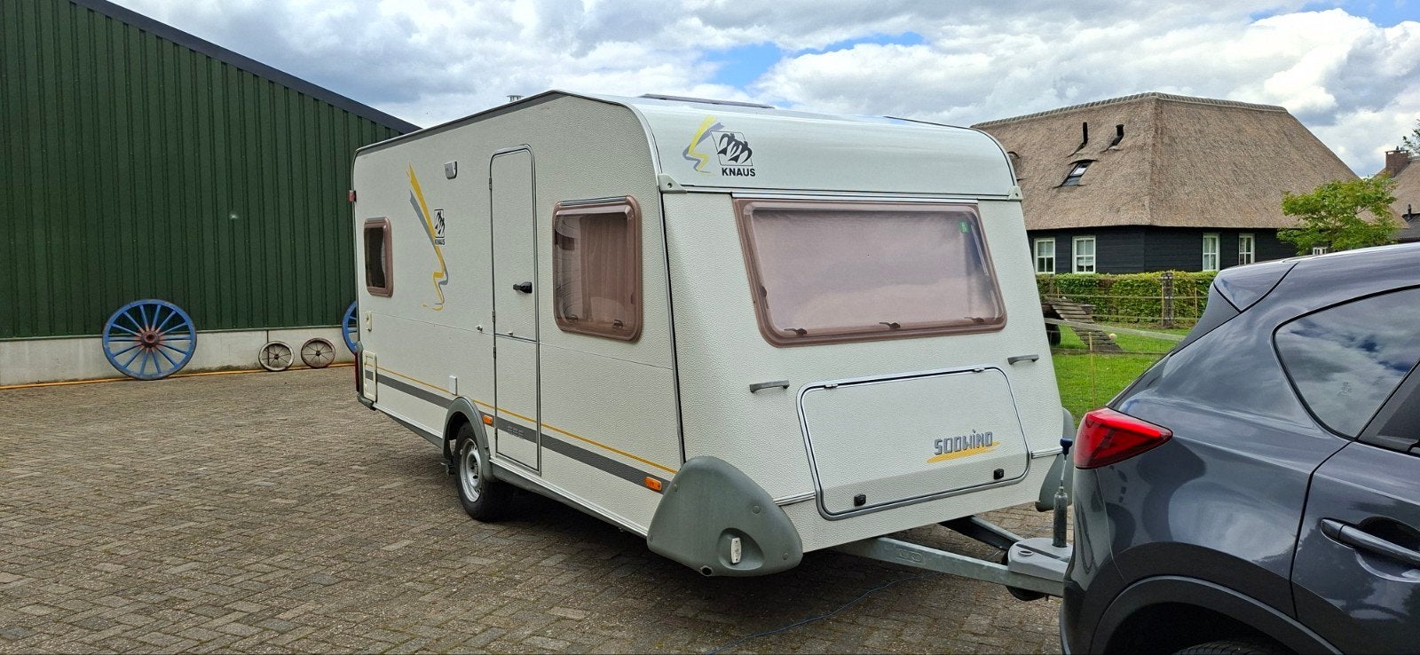 Knaus Sudwind 450 TU met mover en veel extra's uit 2001., Rondzit, Frans bed, Particulier, Knaus