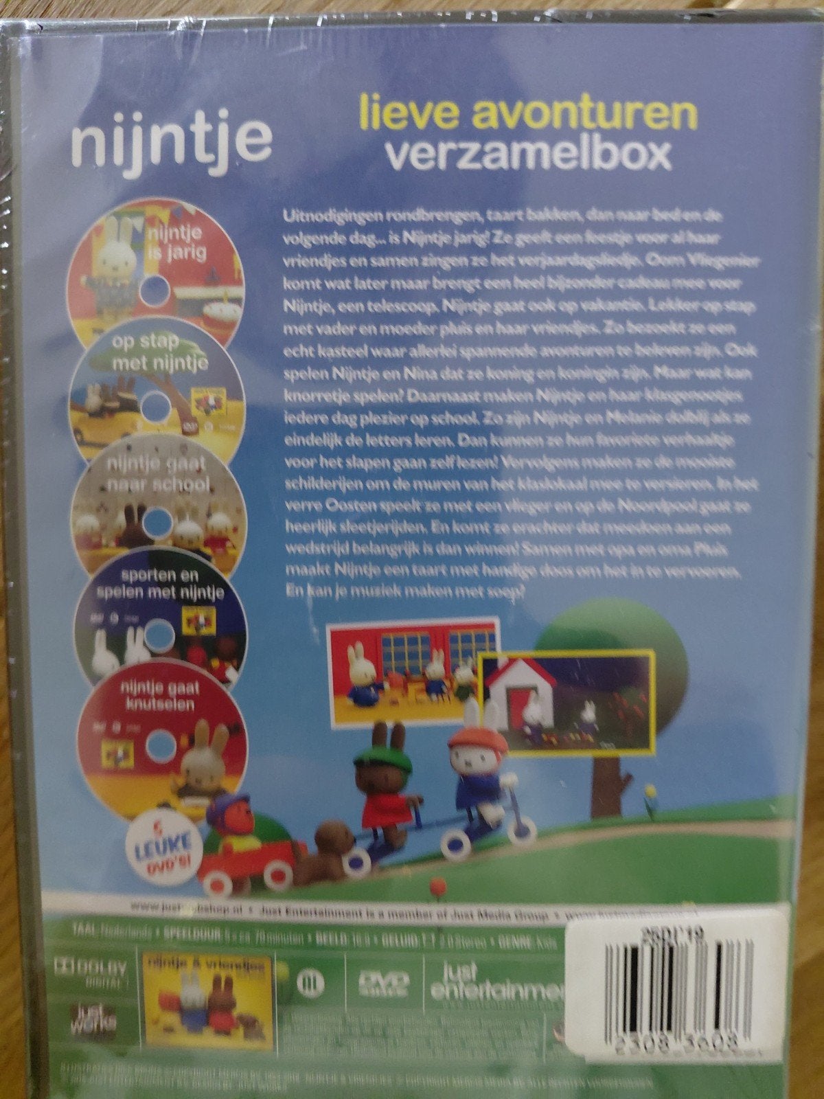 DVD nijntje nieuw, Alle leeftijden, Ophalen, Nieuw in verpakking, Europees
