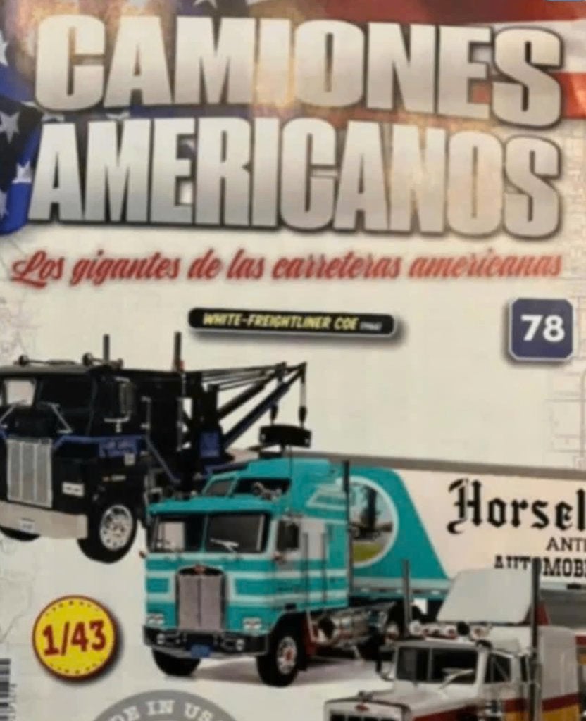 White Freightliner CF COE 1966 schaal 1/43 USA trucks # 78, Verzenden, Nieuw, Bus of Vrachtwagen, Overige merken